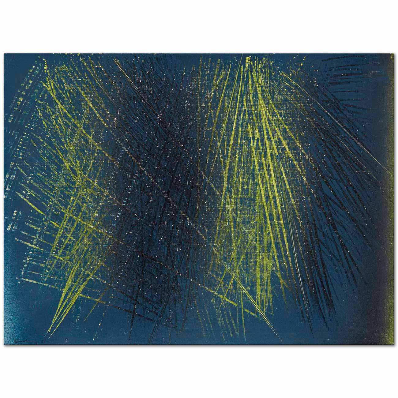 Hans Hartung T1965 E1 Art Print