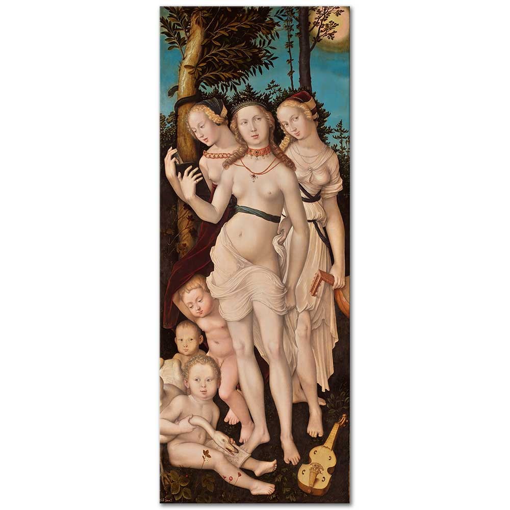 Hans Baldung Grien Armoni Üç Güzeller Kanvas Tablo