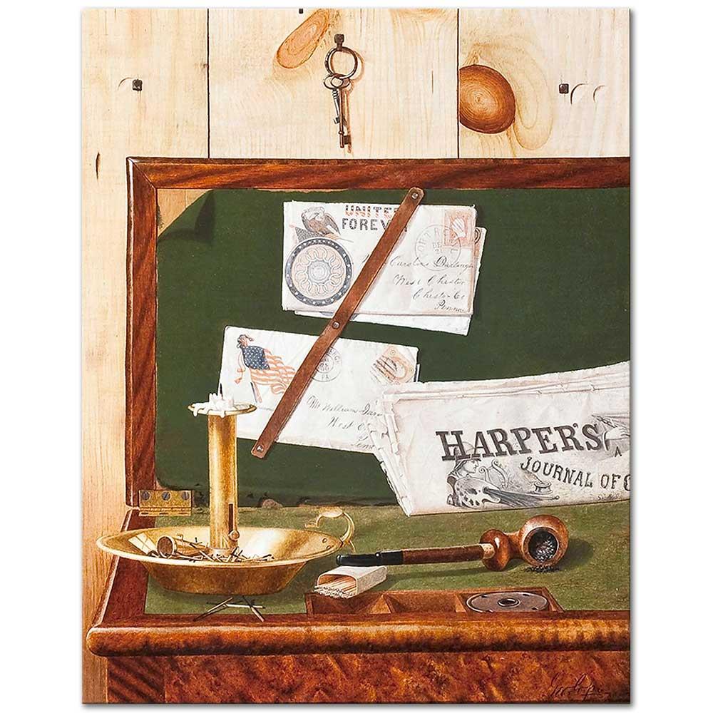 Harpers Weekly by George Cope as Art Print
