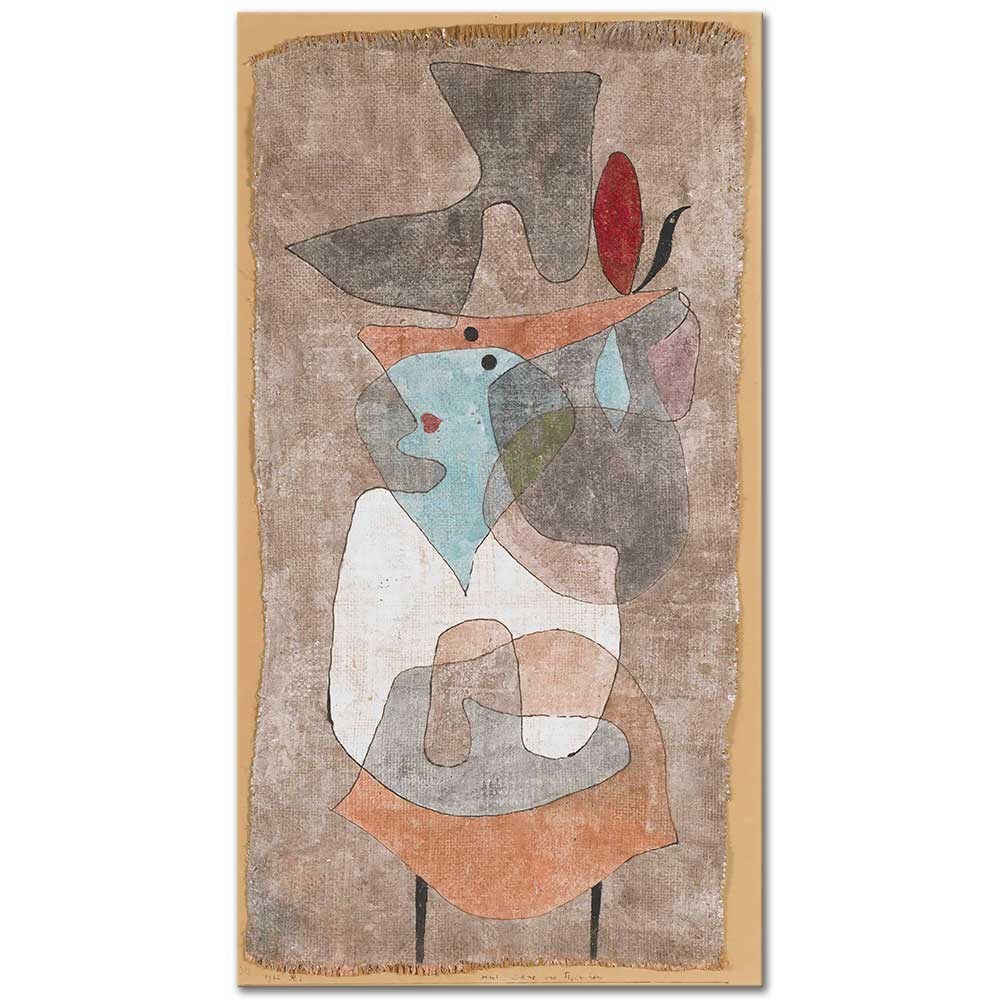 Hat Lady And Little Table by Paul Klee