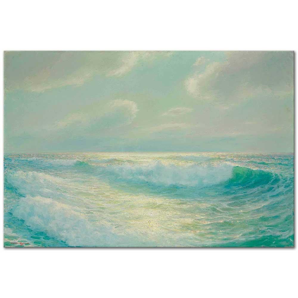 Lionel Walden Hawai Sahili Kanvas Tablo