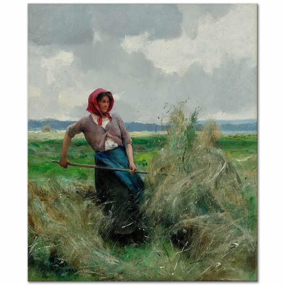 Julien Dupre Saman Yapımı Kanvas Tablo