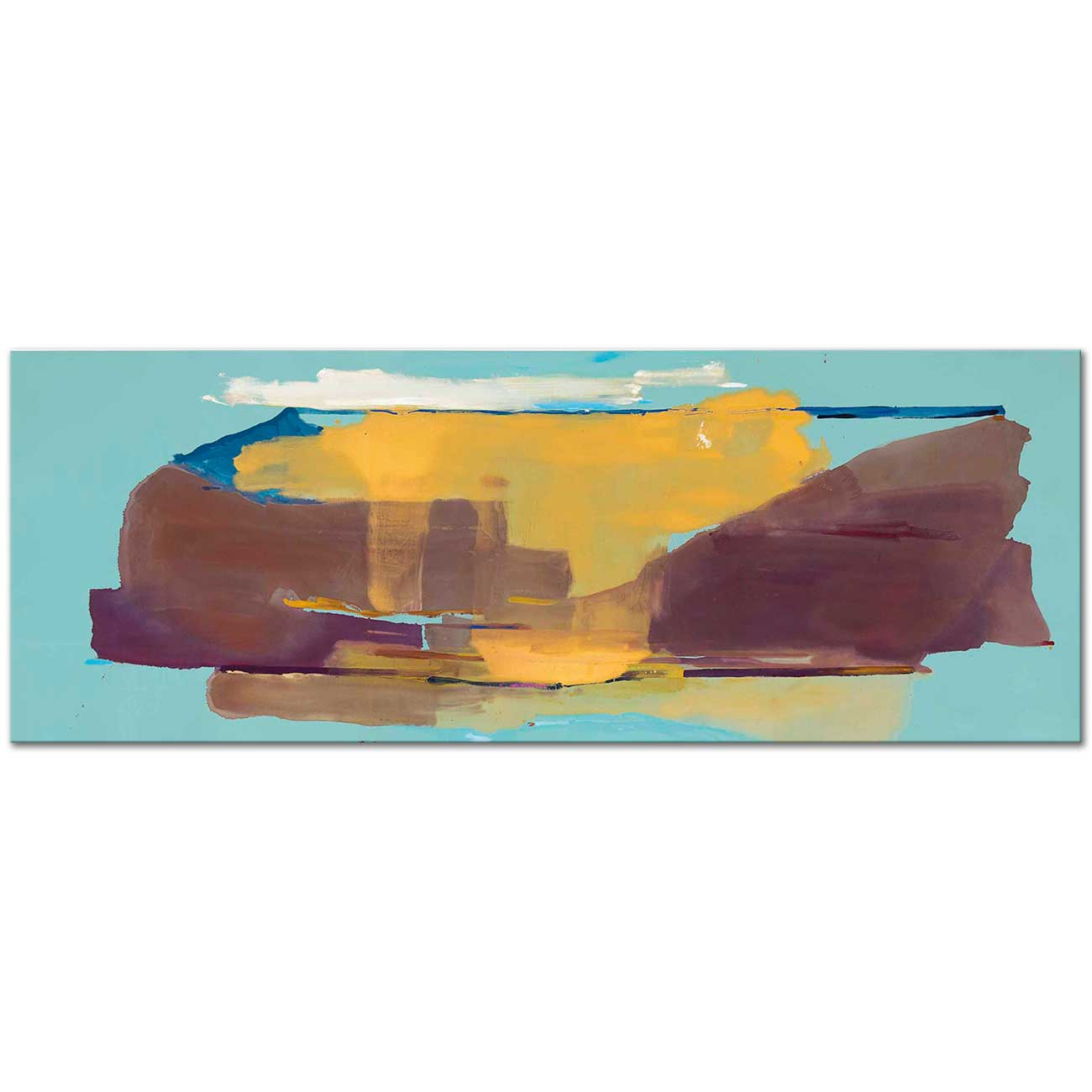 Helen Frankenthaler Saatler Sonra Kanvas Tablo