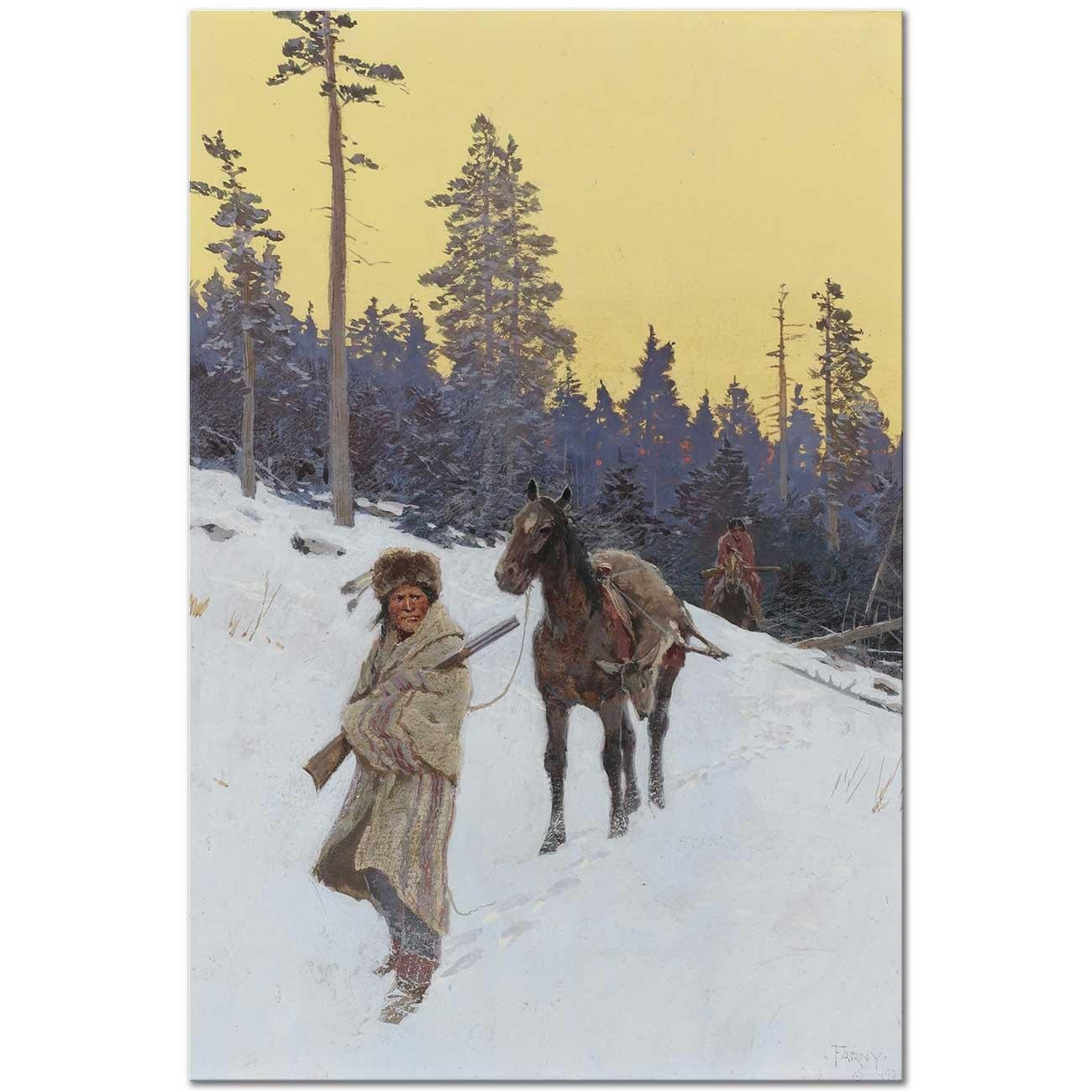 After the Hunt by Henry Farny