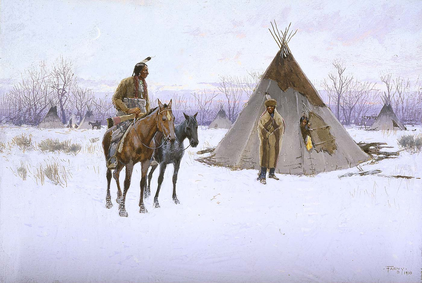 Departure by Henry Farny