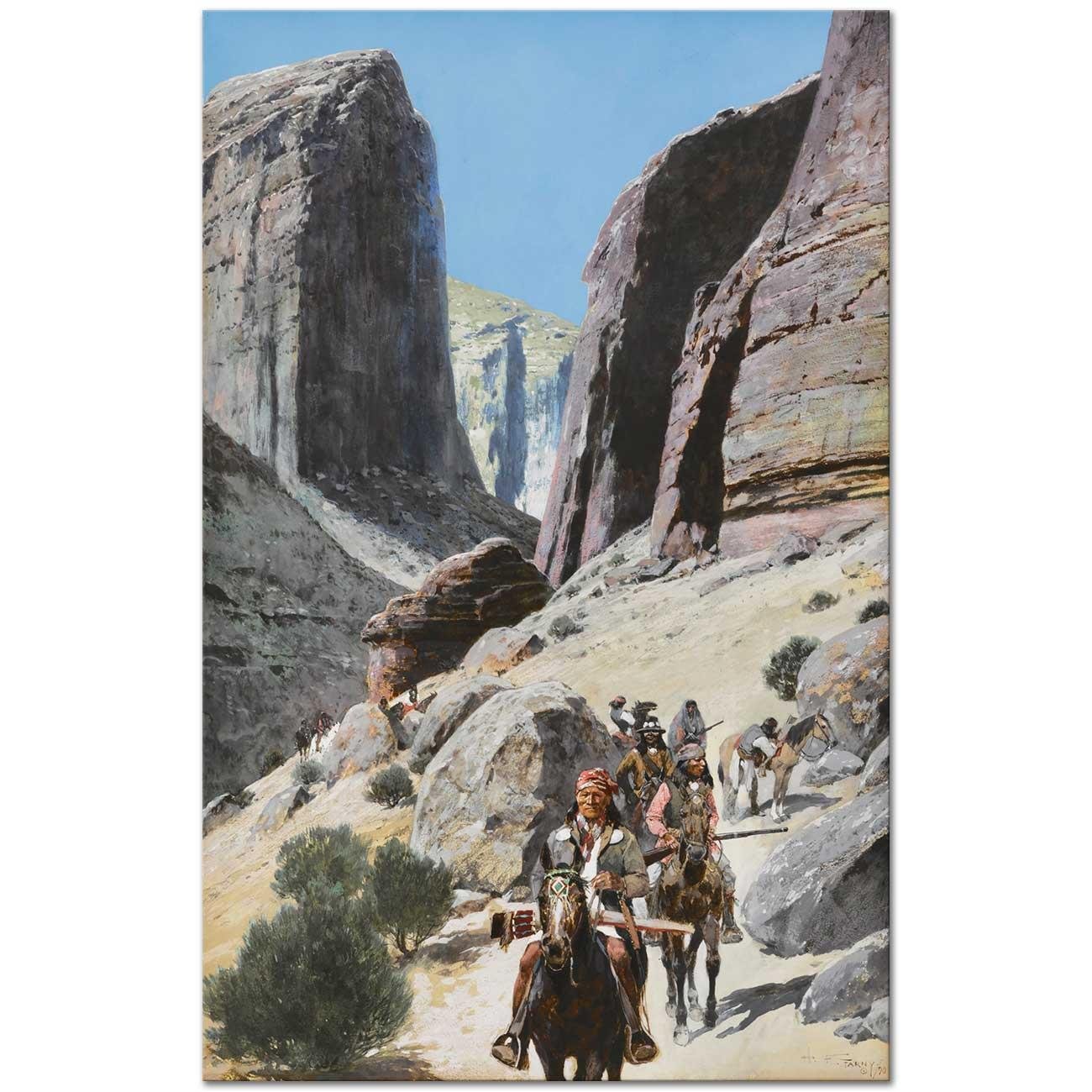 Through The Pass by Henry Farny