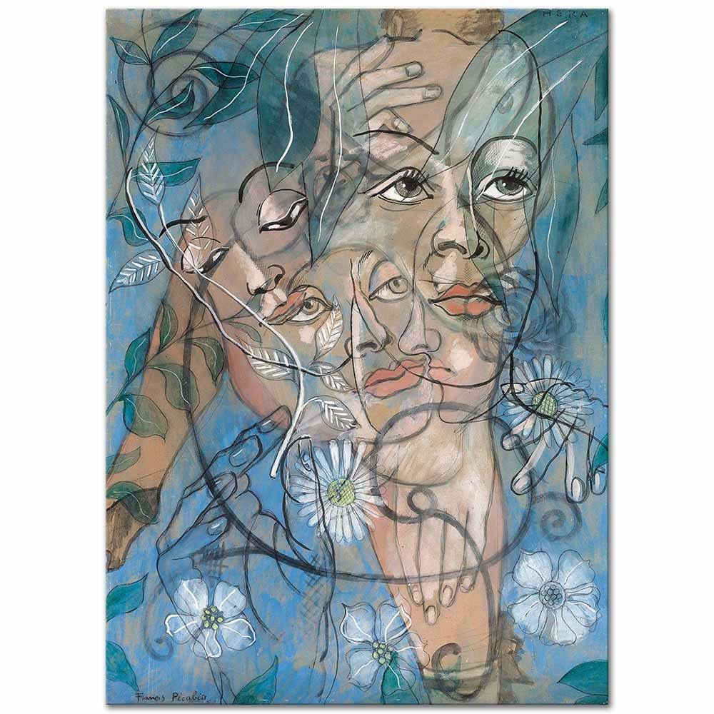 Francis Picabia Hera Kanvas Tablo