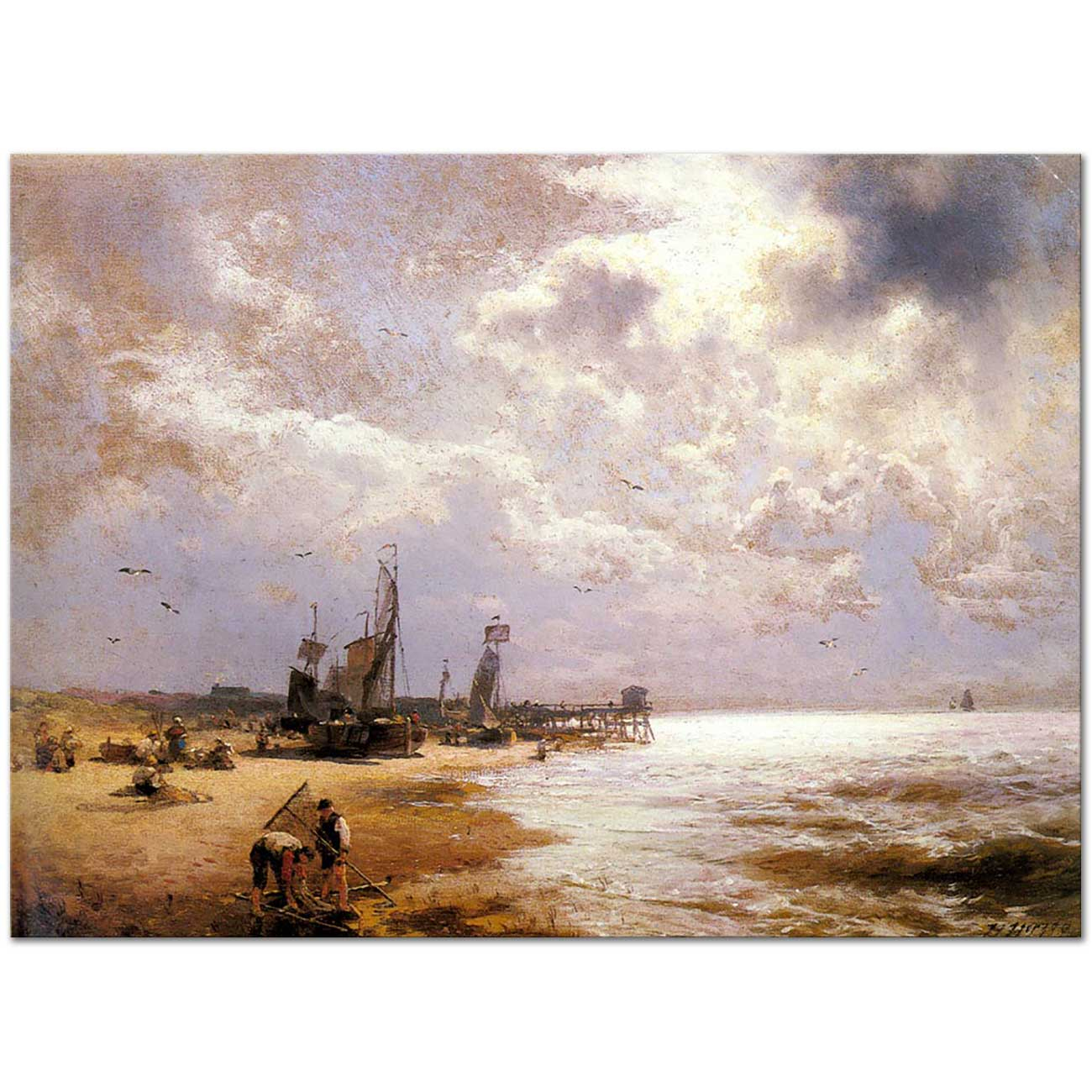 Hermann Herzog Balık Avı Manzaraları