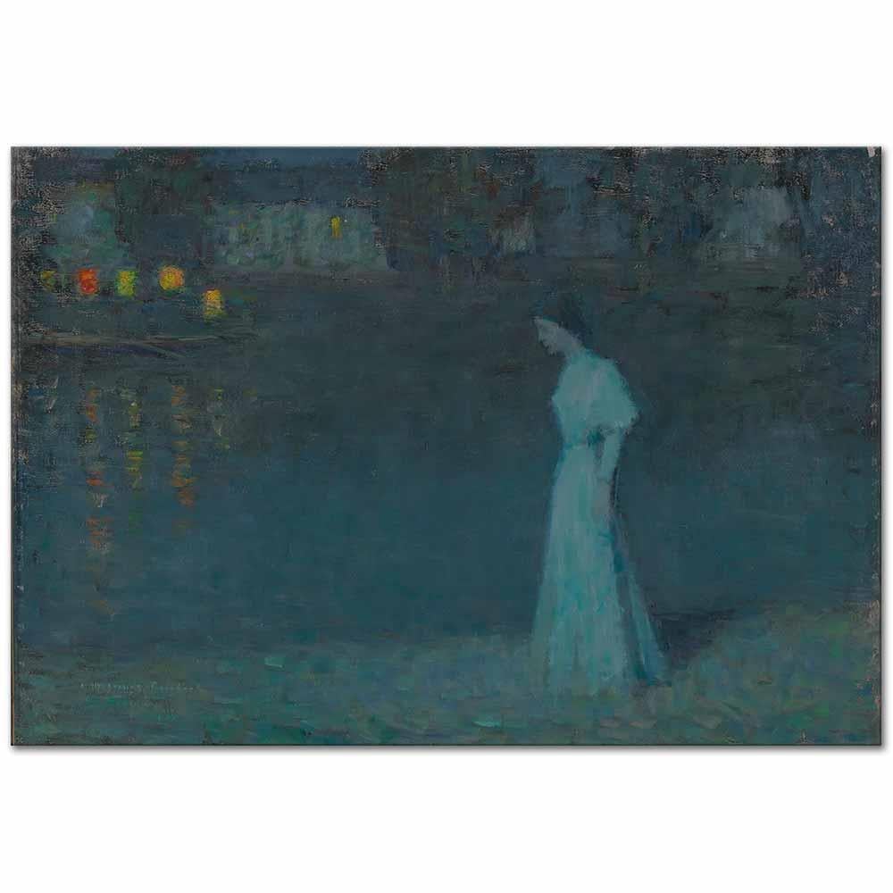 Henri Le Sidaner Zaman Biriktirmek Kanvas Tablo