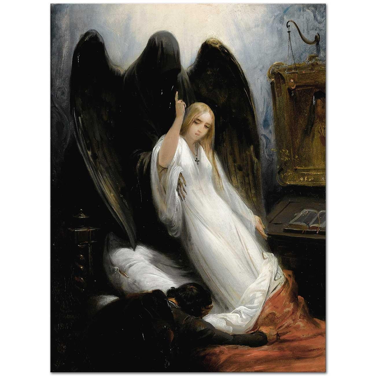 Angel of the Death by Horace Vernet