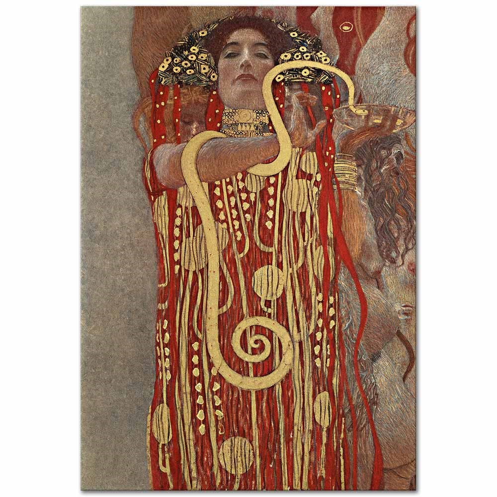 Hygieia by Gustav Klimt