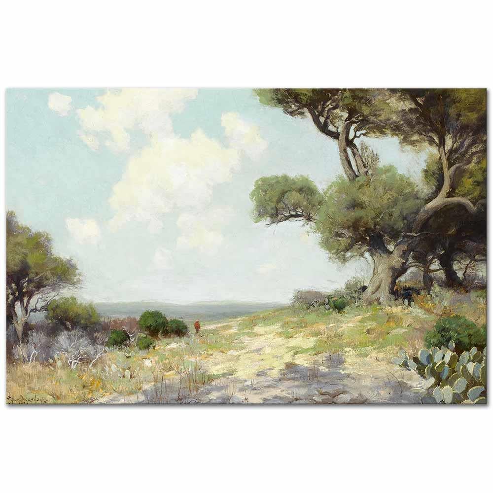 Julian Onderdonk Güneybatı Texas'da Çayırlar Kanvas Tablo
