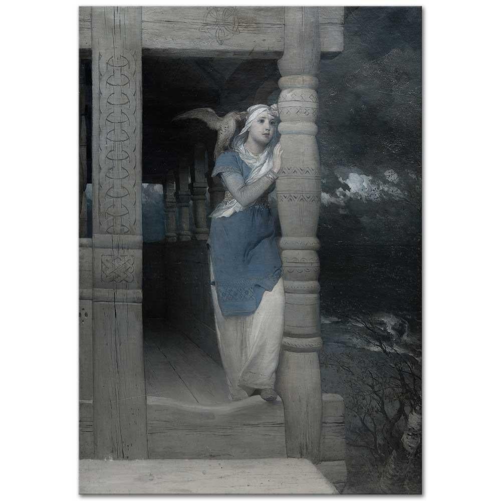 Ingeborg's Klagan by August Malmström as Art Print