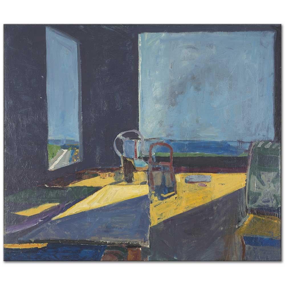 Interior With View Of The Ocean by Richard Diebenkorn as Art Print