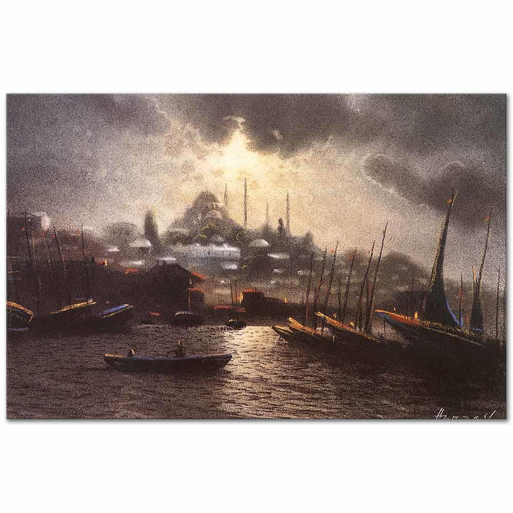 Istanbul Landscape by Onnik der Azarian as Art Print