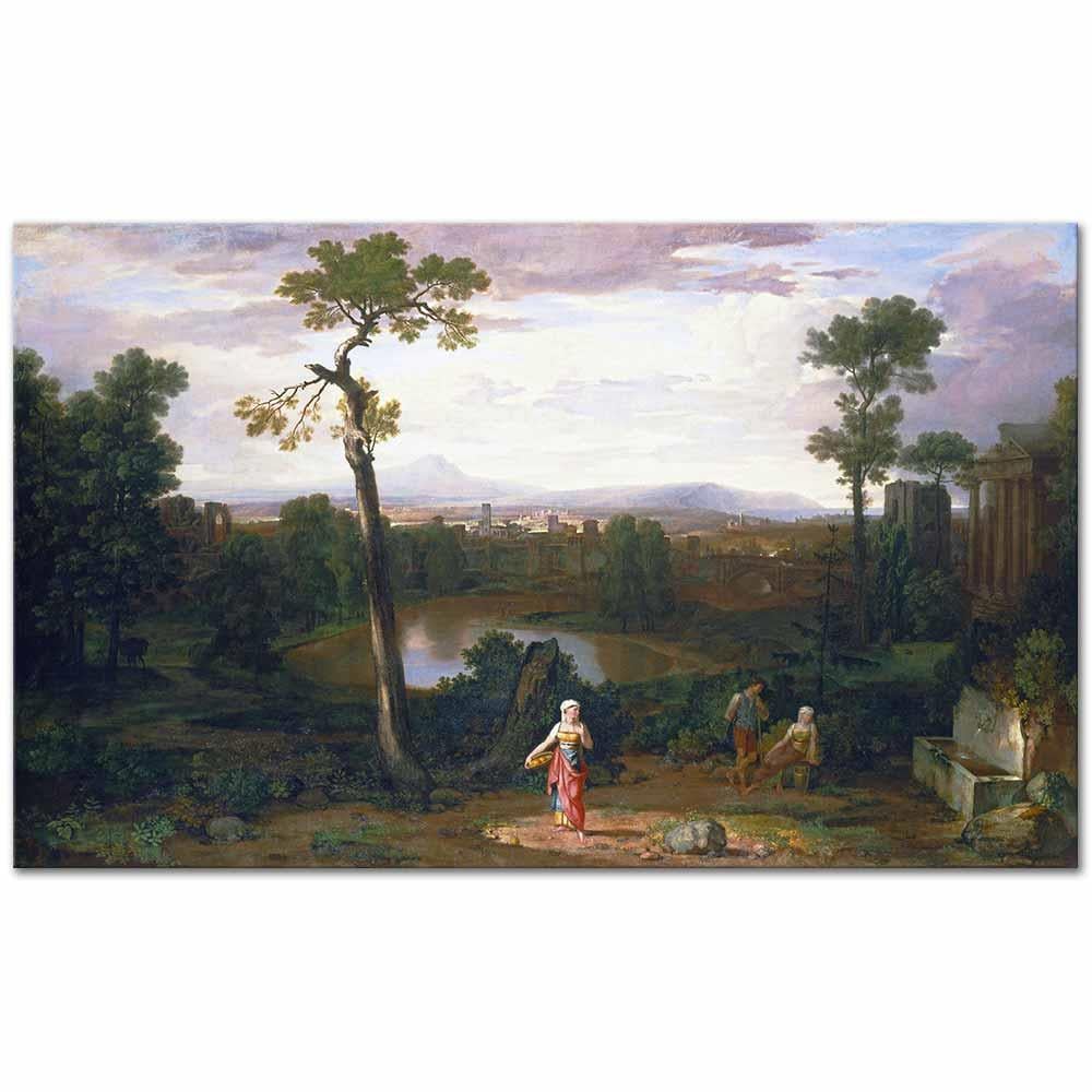 Italian Landscape by Washington Allston as Art Print