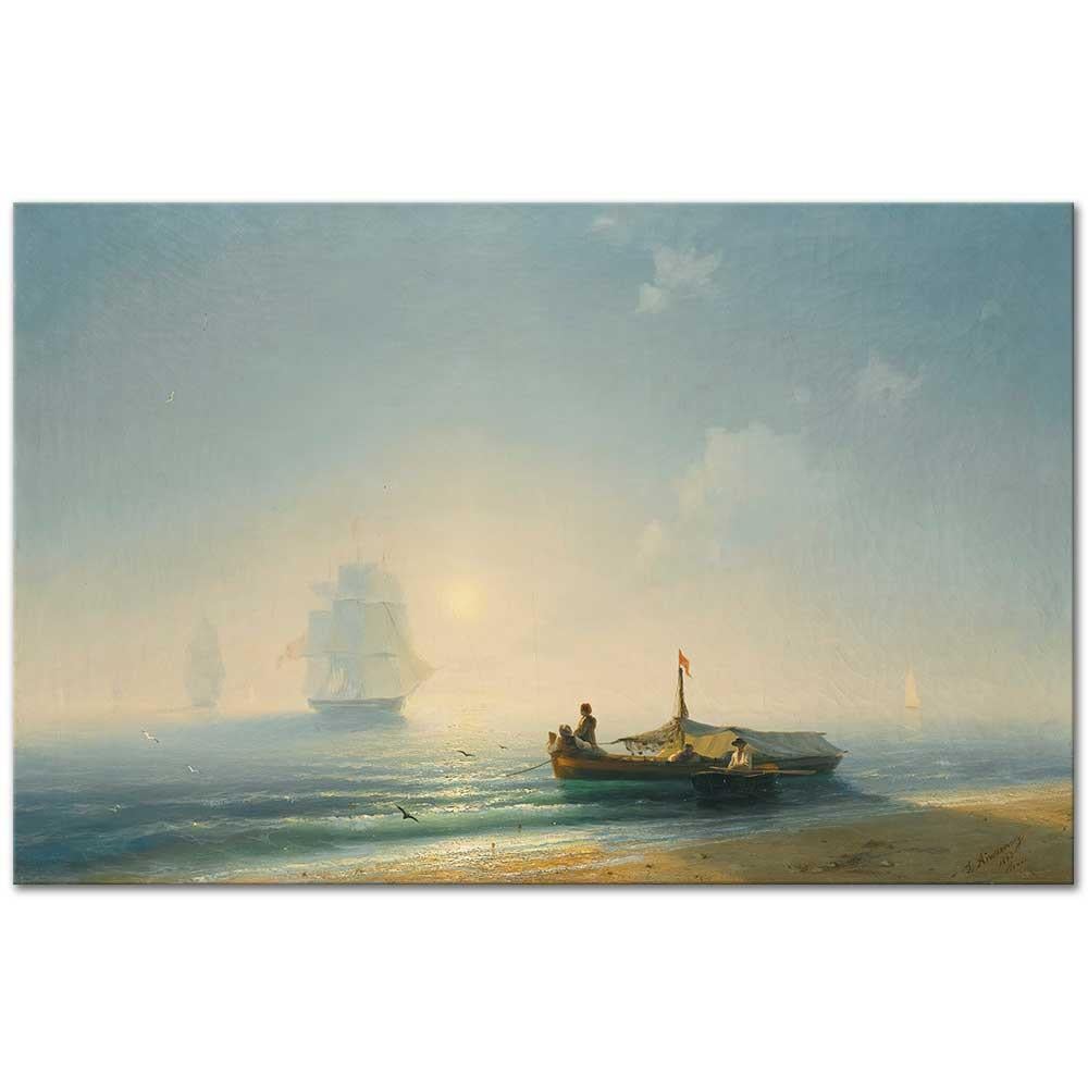Ayvazovsky Sahilde Kanvas Tablo