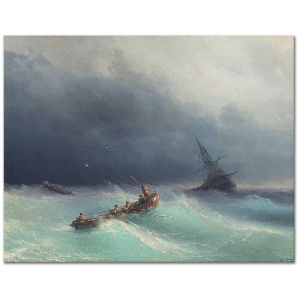 Storm at Sea by Ivan Aivazovsky