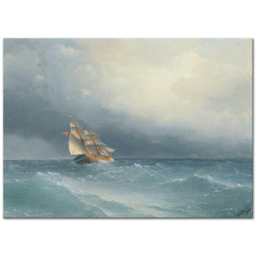 The Lifting Storm by Ivan Aivazovsky