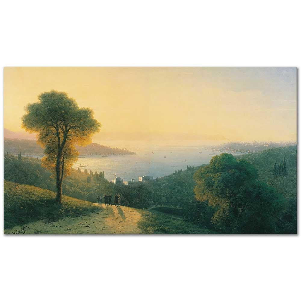 Ayvazovsky Topkapı'dan İstanbul Kanvas Tablo