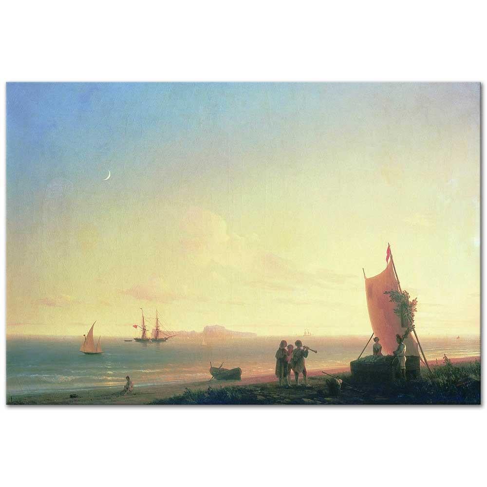 Ivan Ayvazovski Capri Kanvas Tablo