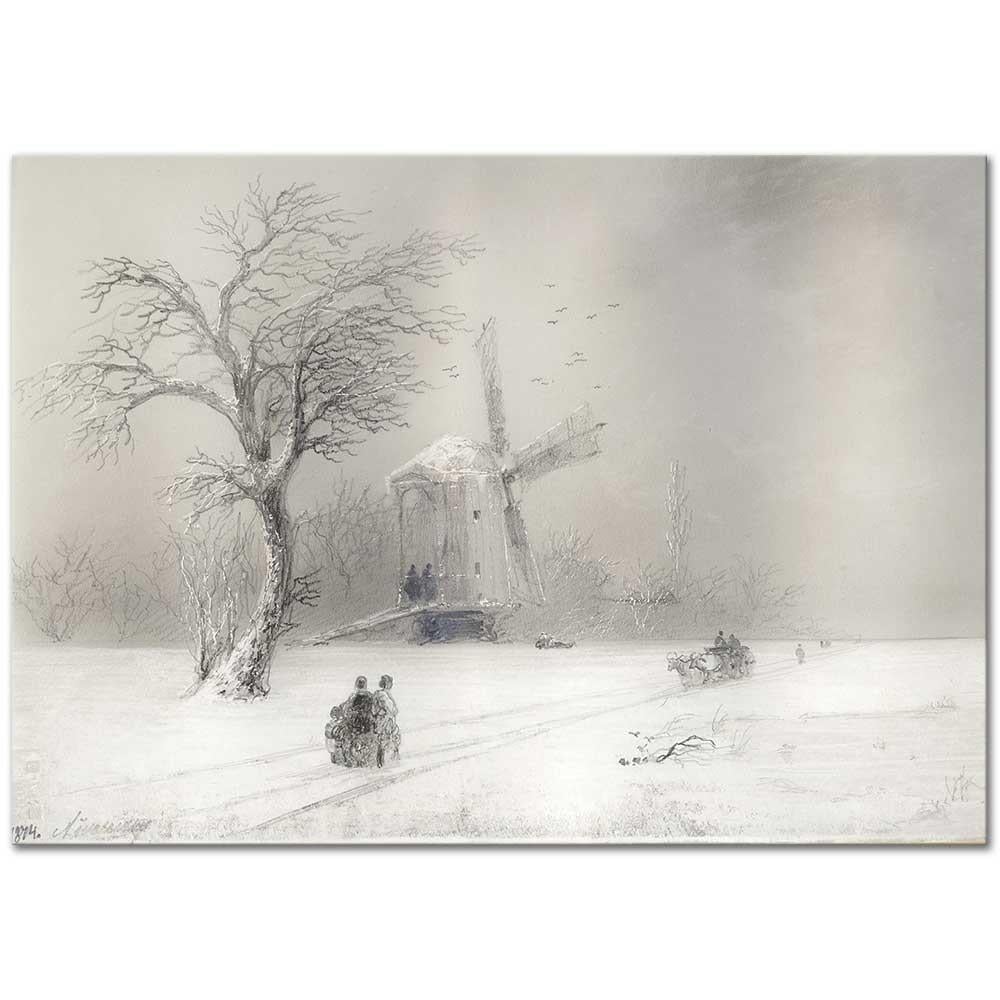 Winter Landscape by Ivan Aivazovsky