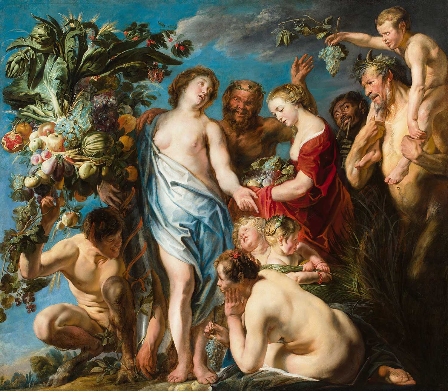 Jacob Jordaens An Allegory Of Fruitfulness Art Print
