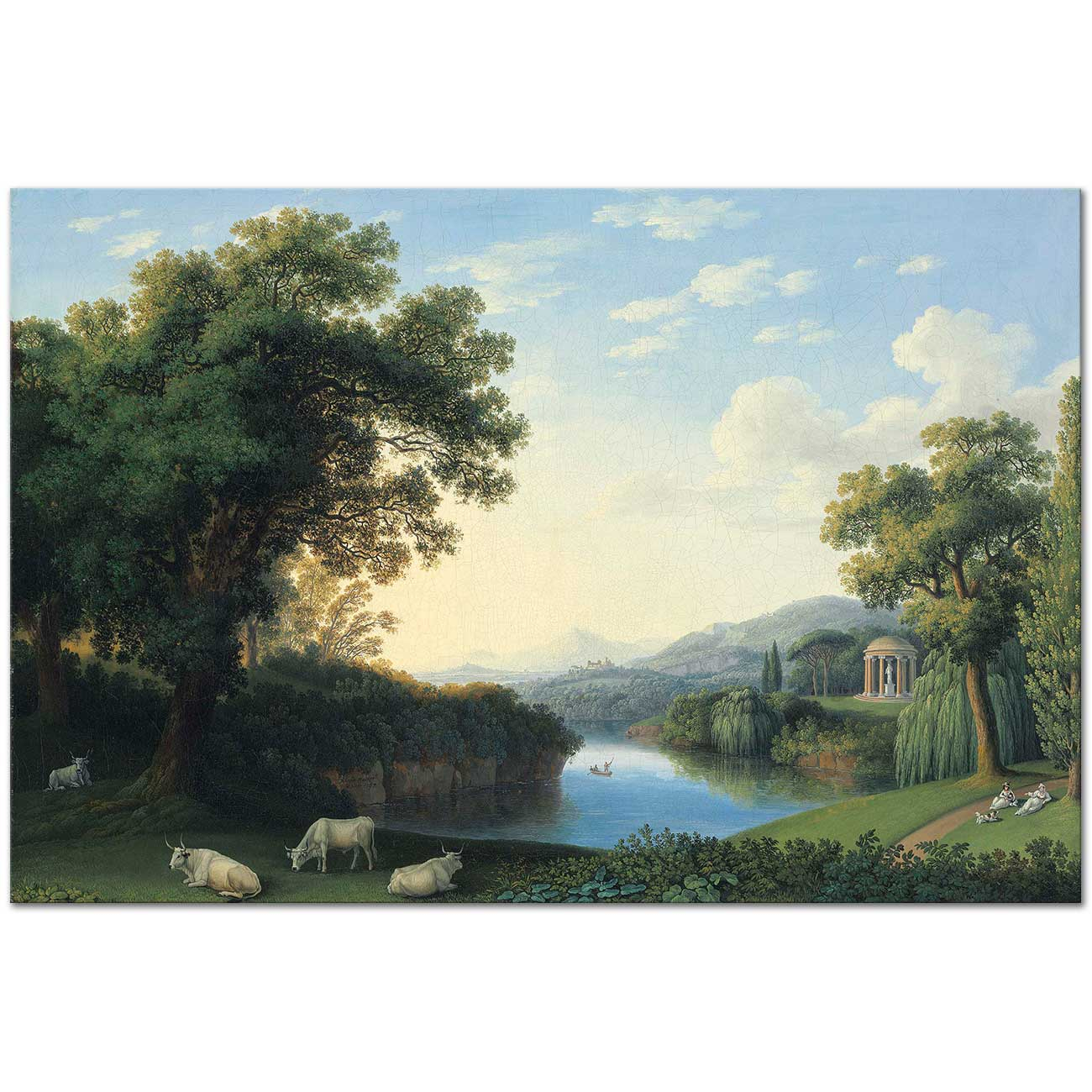 River Landscape of the Giardino by Jacob Phlipp Hackert