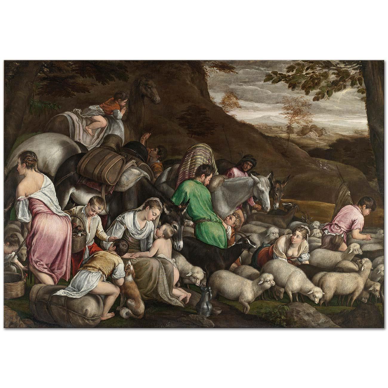 The Journey of Jacob by Jacopo Bassano