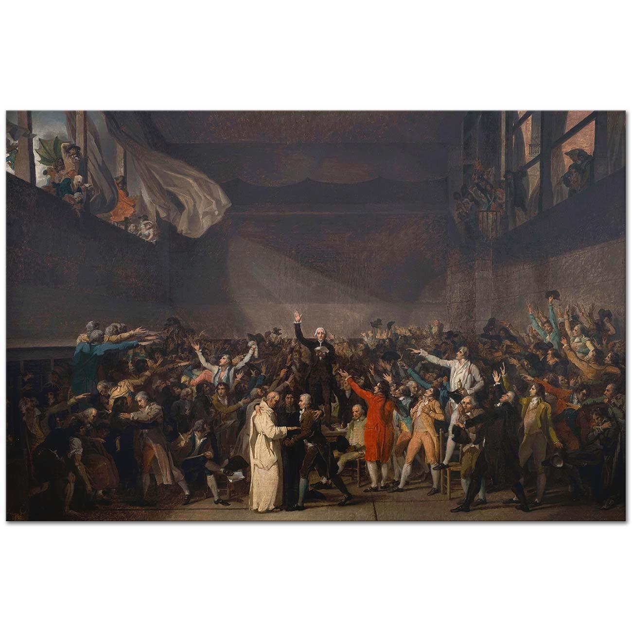 Serment Du Jeu De Paume, Le 20 Juin 1789 by Jacques-Louis David