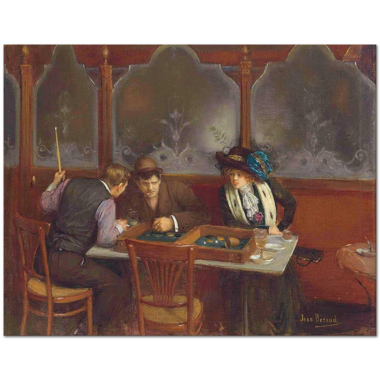 At the Cafe by Jean Beraud