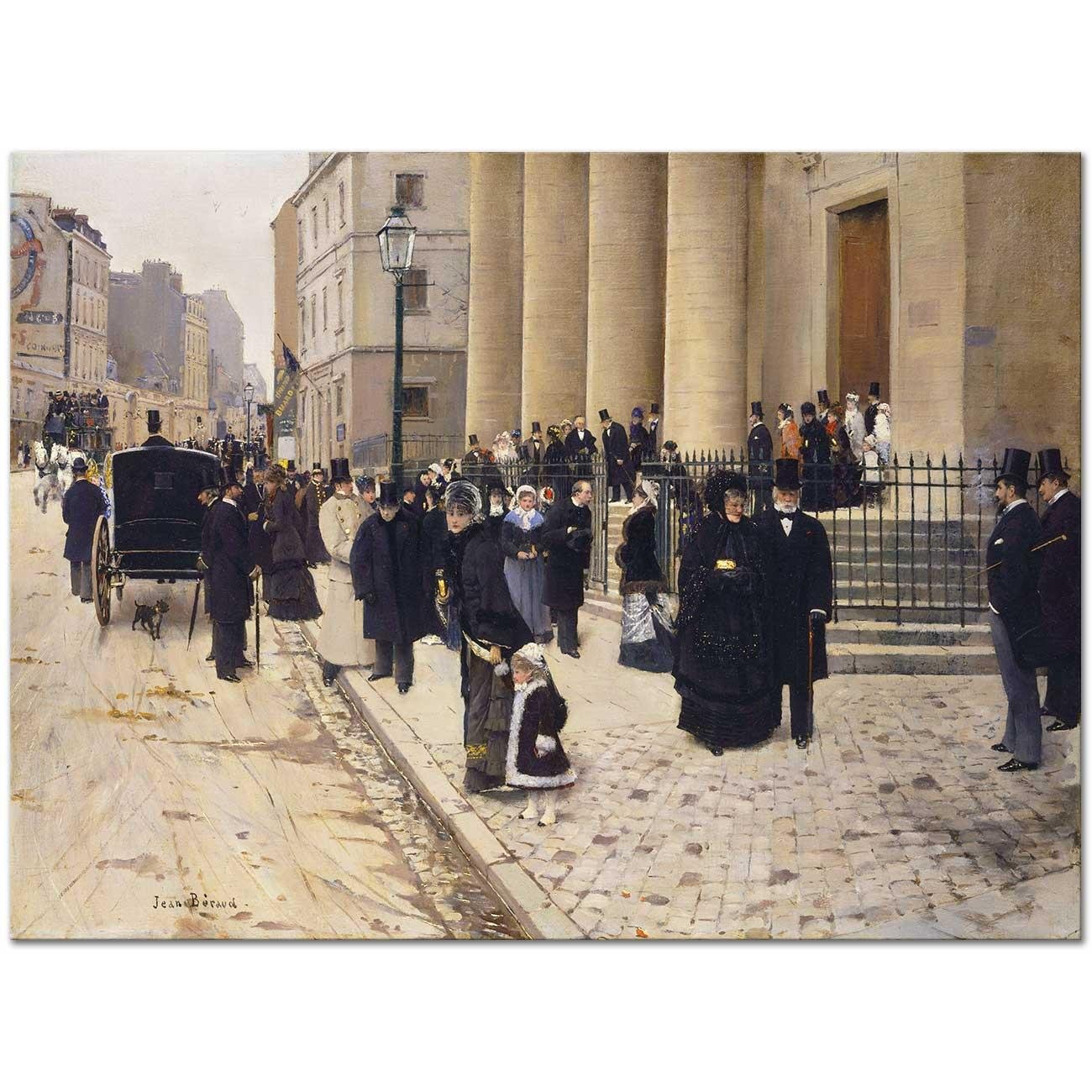 The Church of Saint Philippe du Roule by Jean Beraud