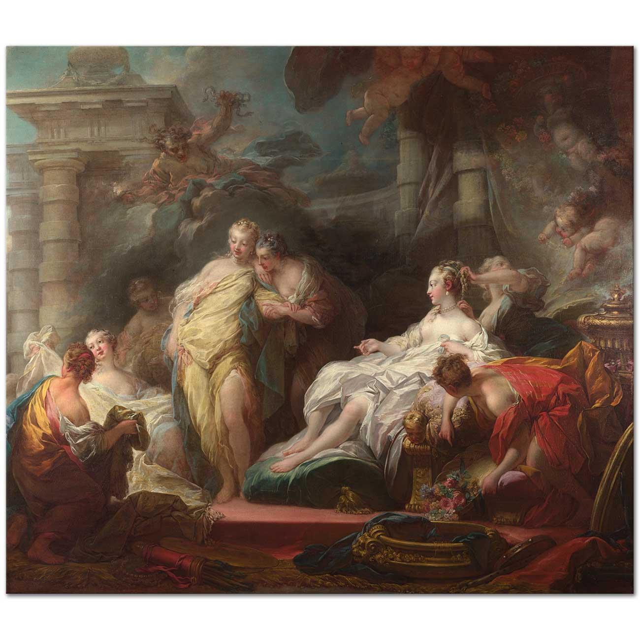 Jean Honore Fragonard Diana Kanvas Tablo