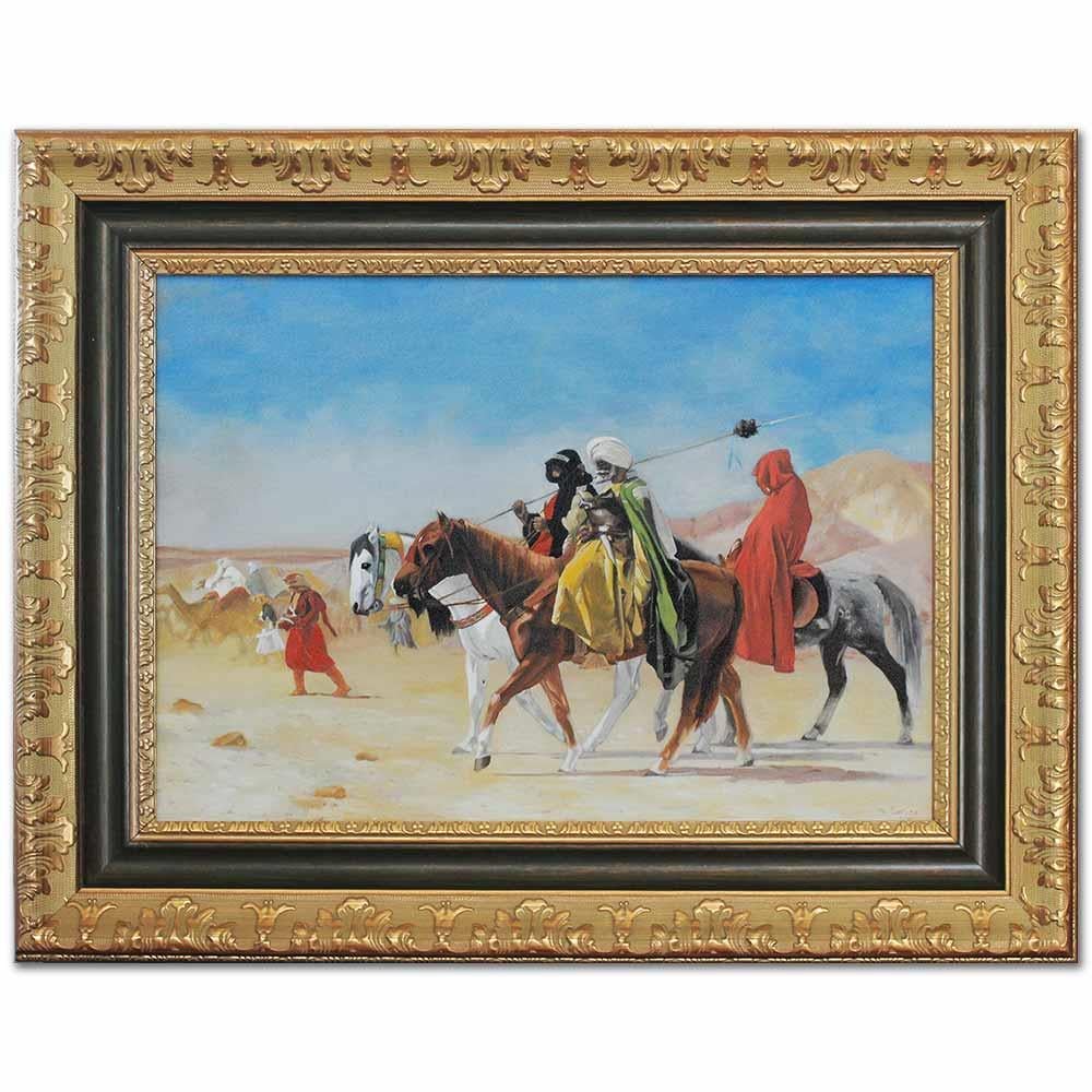 Jean Leon Gerome Çölde Atlılar Yağlı Boya Tablo