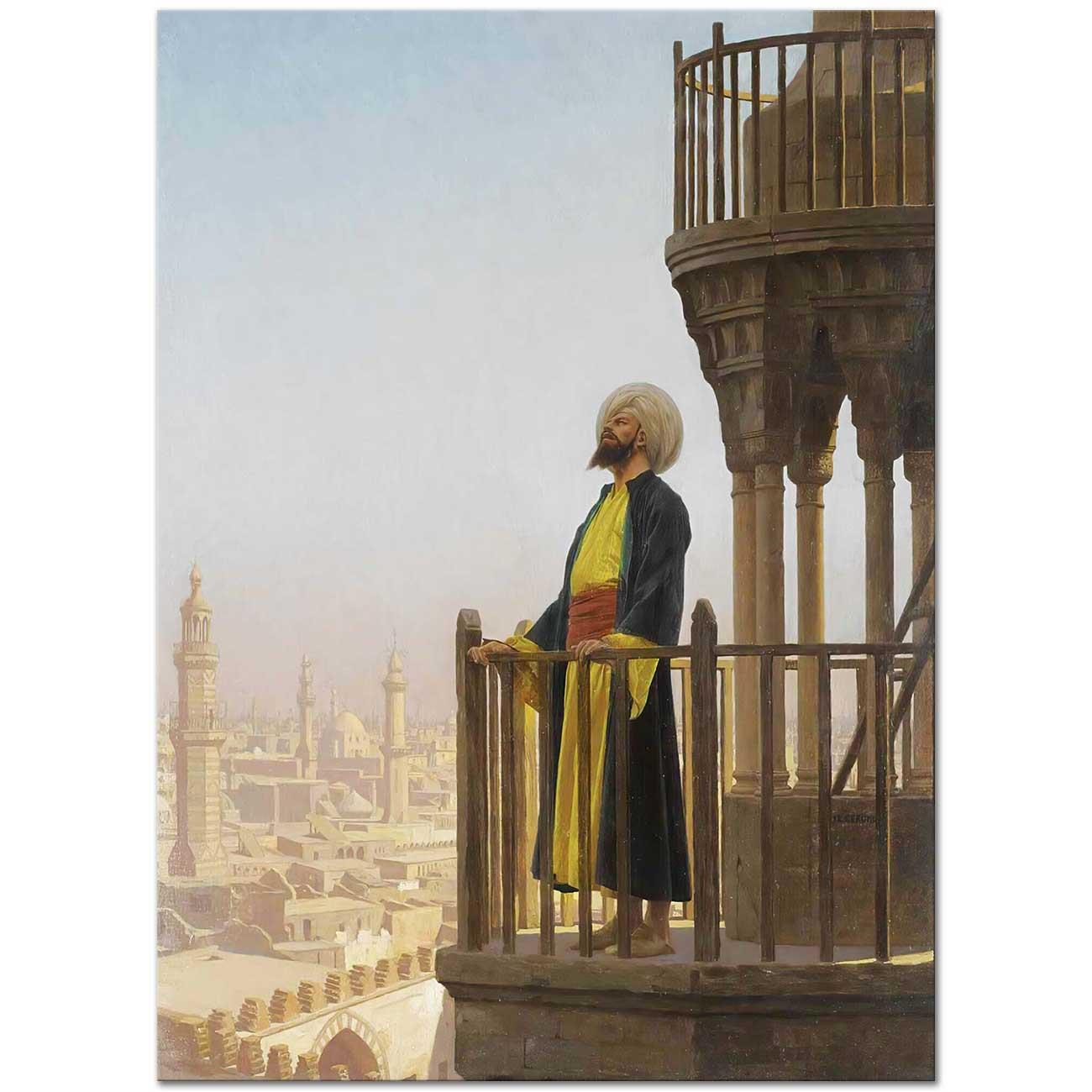 Jean Leon Gerome Müezzin Kanvas Tablo