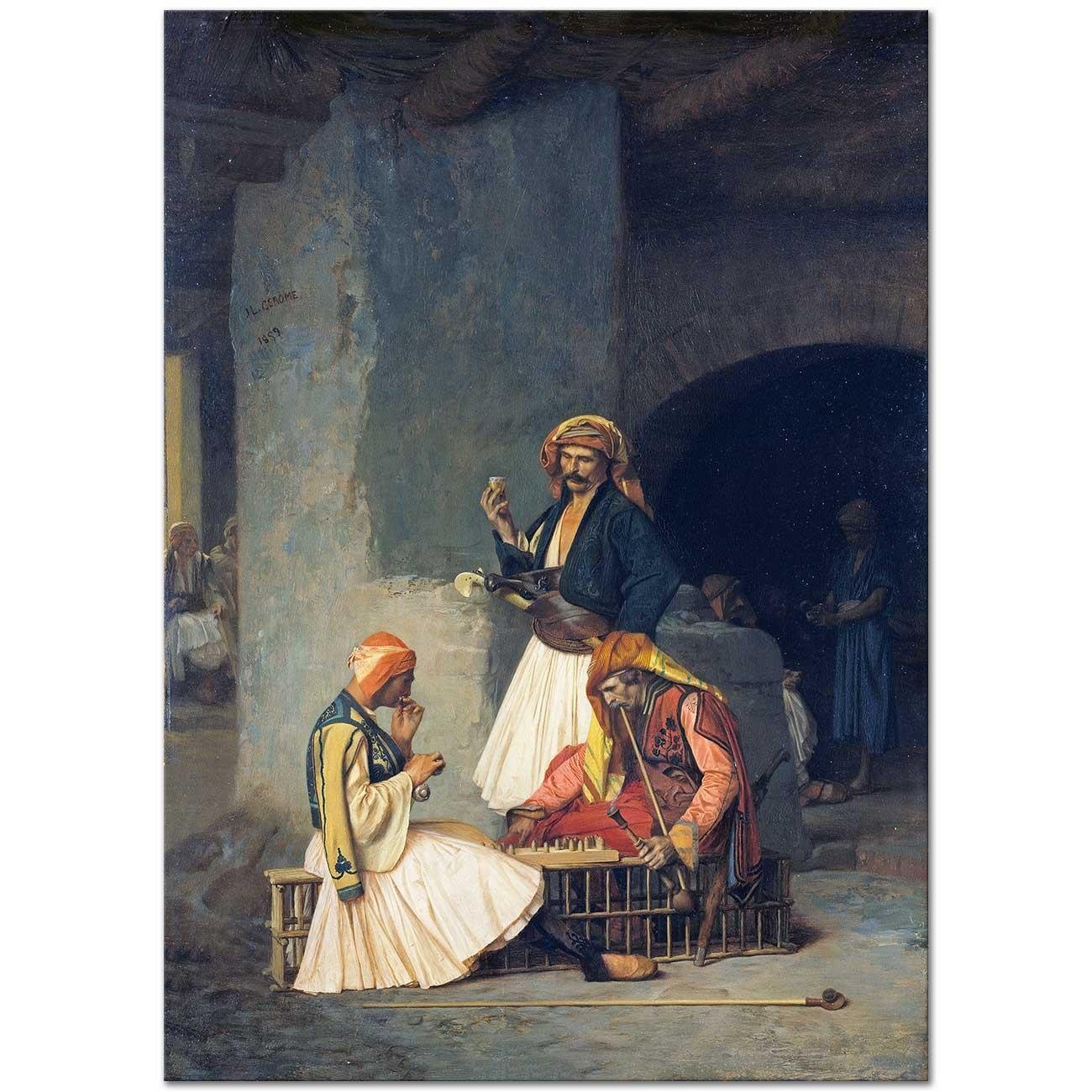 The Draught Players by Jean Leon Gerome