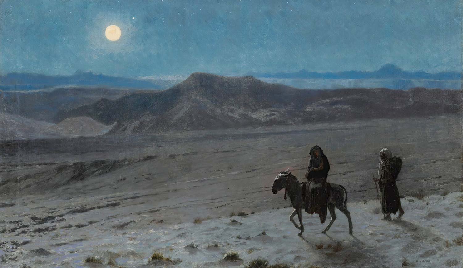 The Flight Into Egypt by Jean Leon Gerome
