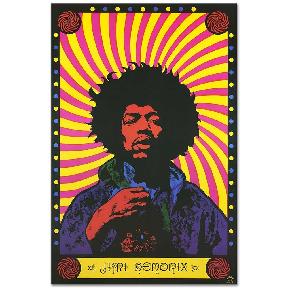 Jimi Hendrix Kanvas Tablo