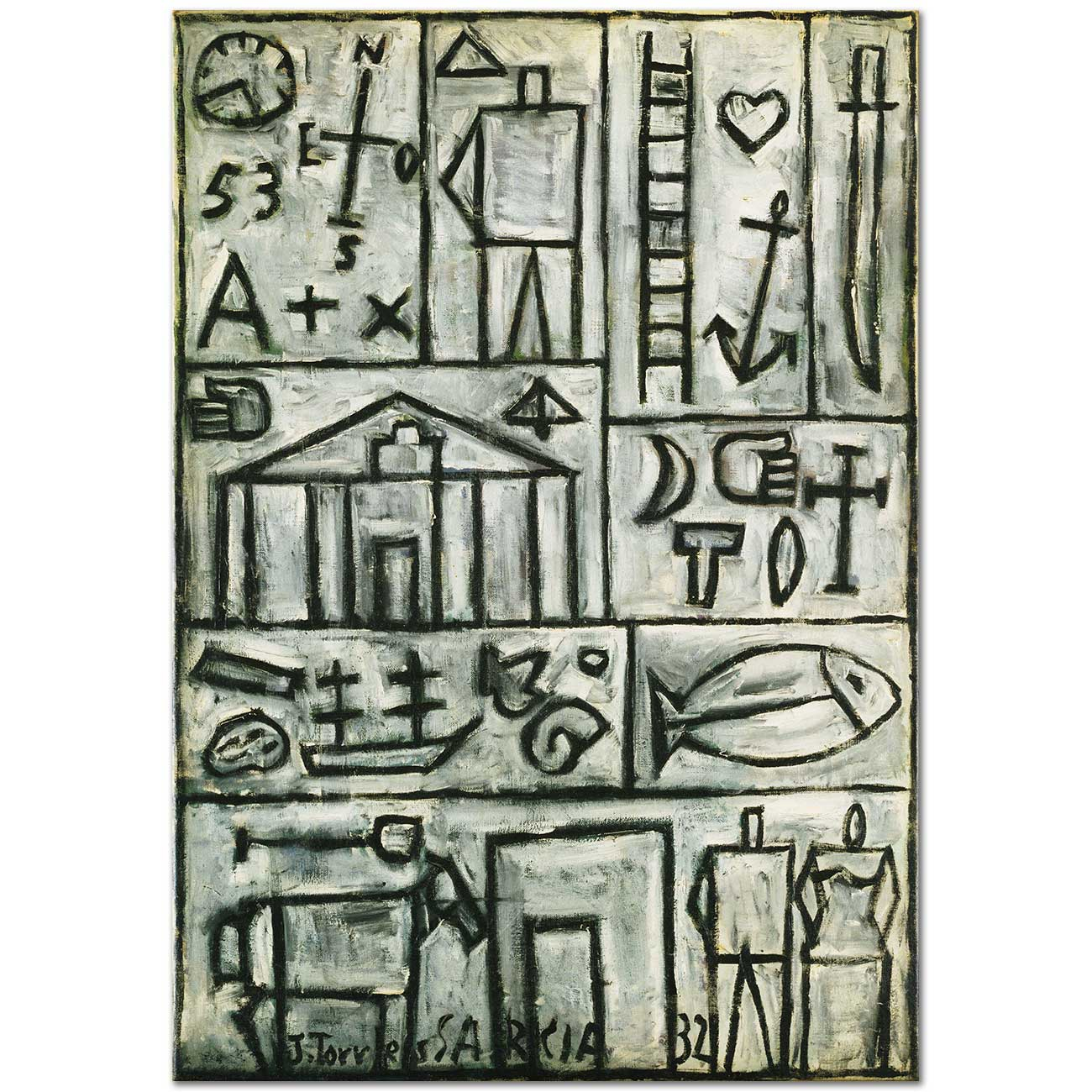 Composition by Joaquin Torres Garcia