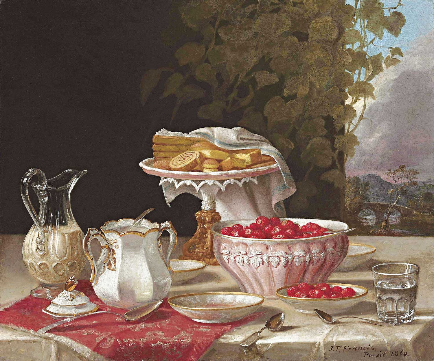 Strawberries and Cakes by John F Francis