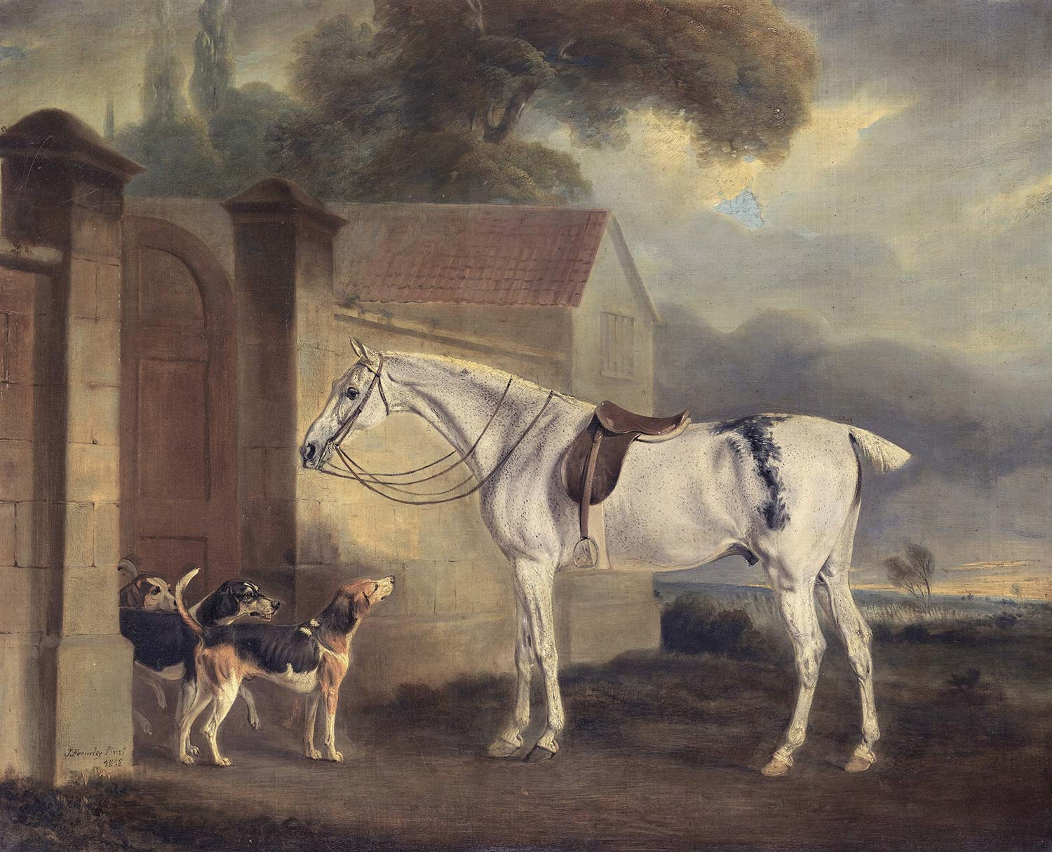 Cottesmore Hounds and Brass by John Ferneley