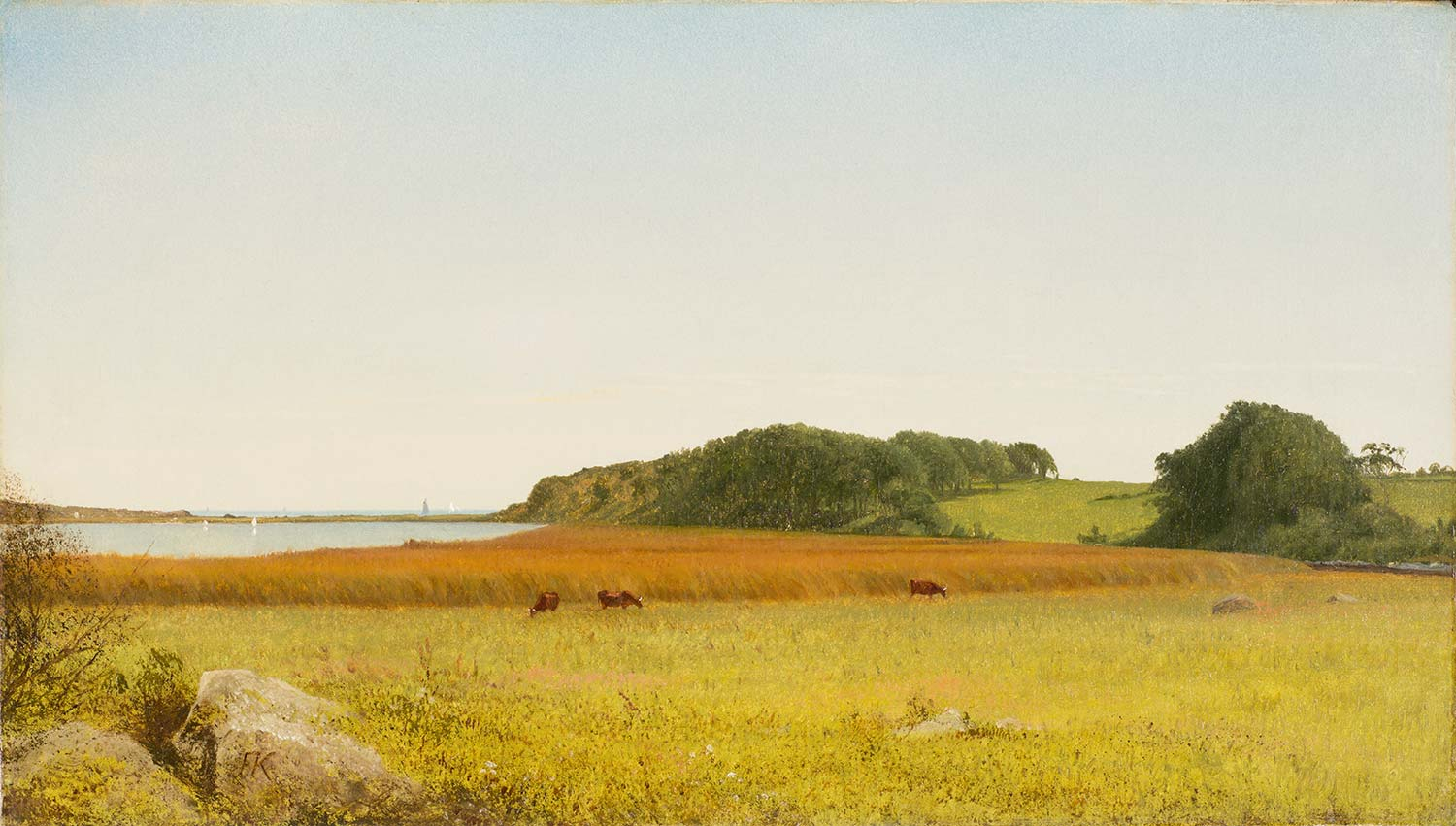 John Frederick Kensett Almy's Pond Newport Art Print