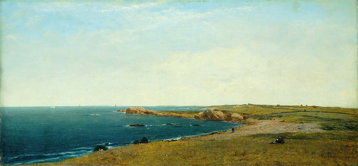 John Frederick Kensett Near Newport Art Print