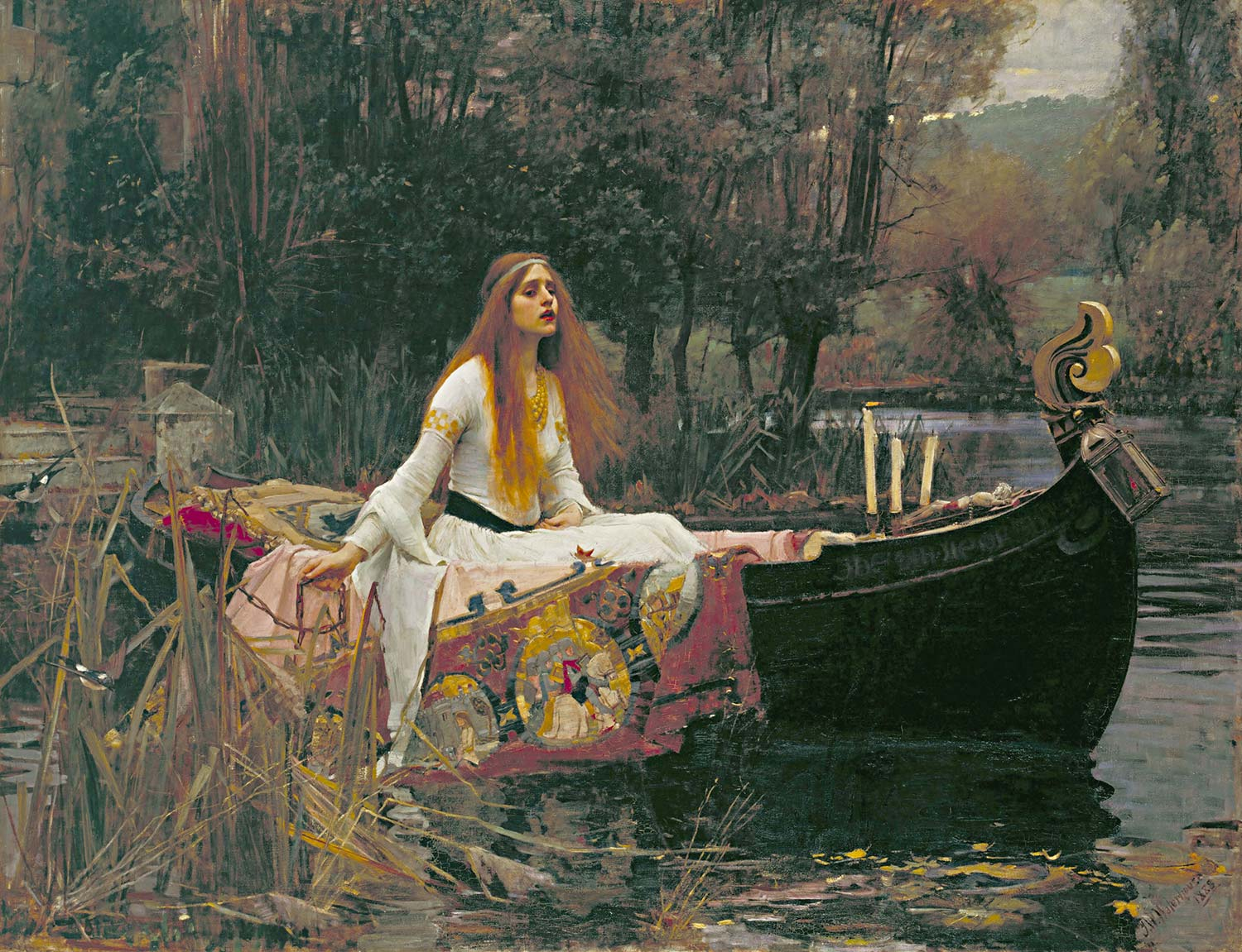 John William Waterhouse Shalott Leydisi Kanvas Tablo