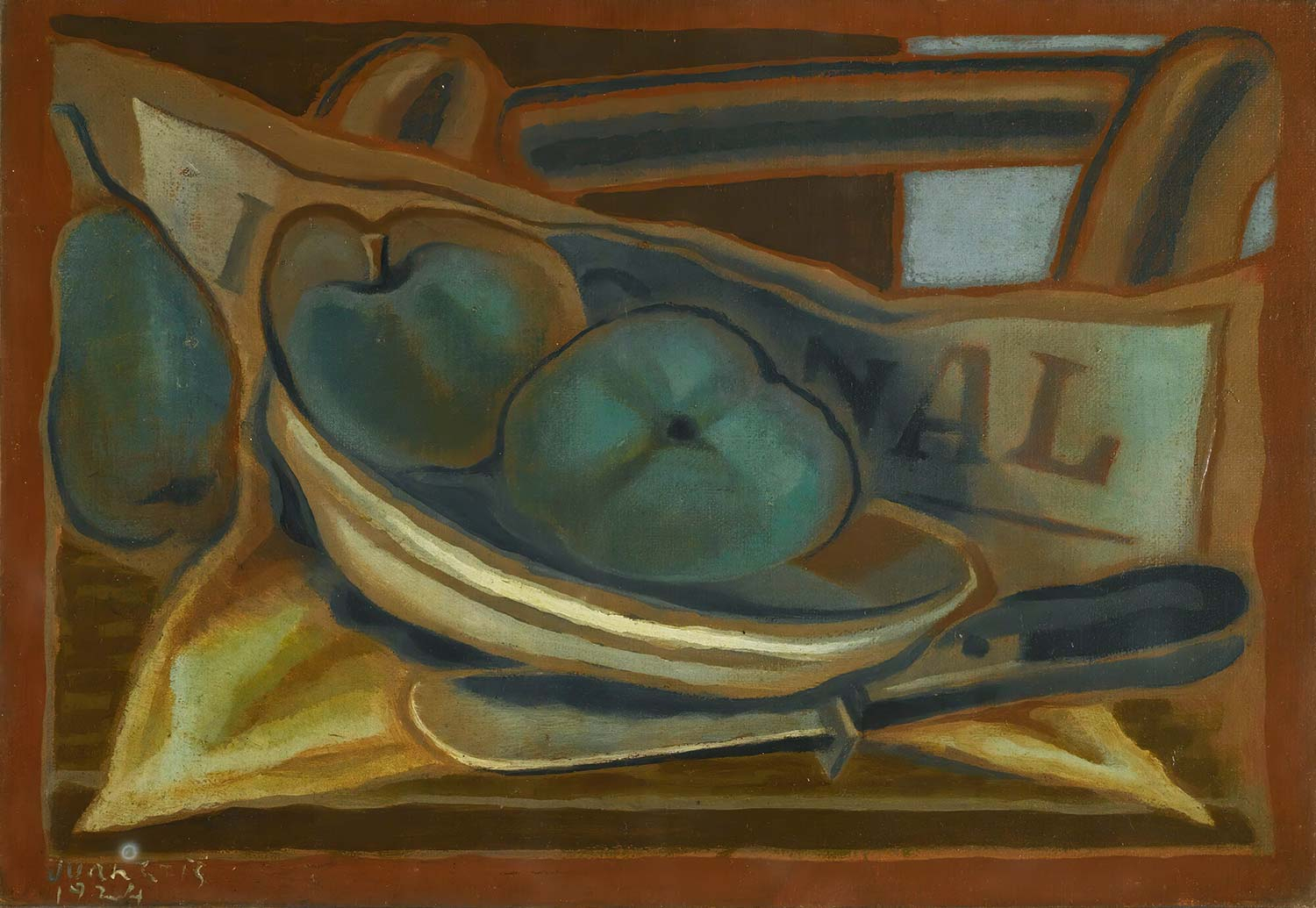 Juan Gris Apples Art Print