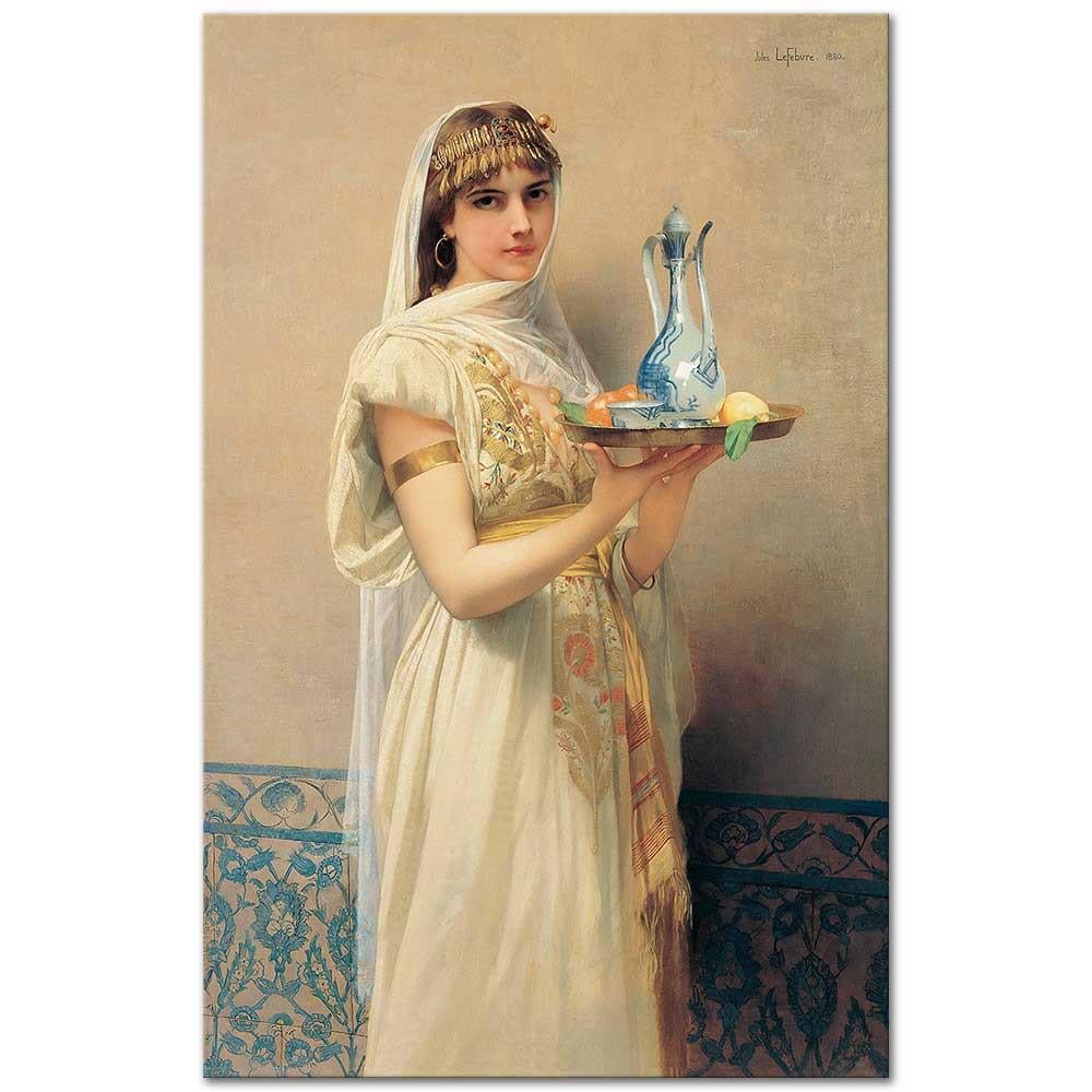 Jules Joseph Lefebvre Hizmetçi Kanvas Tablo