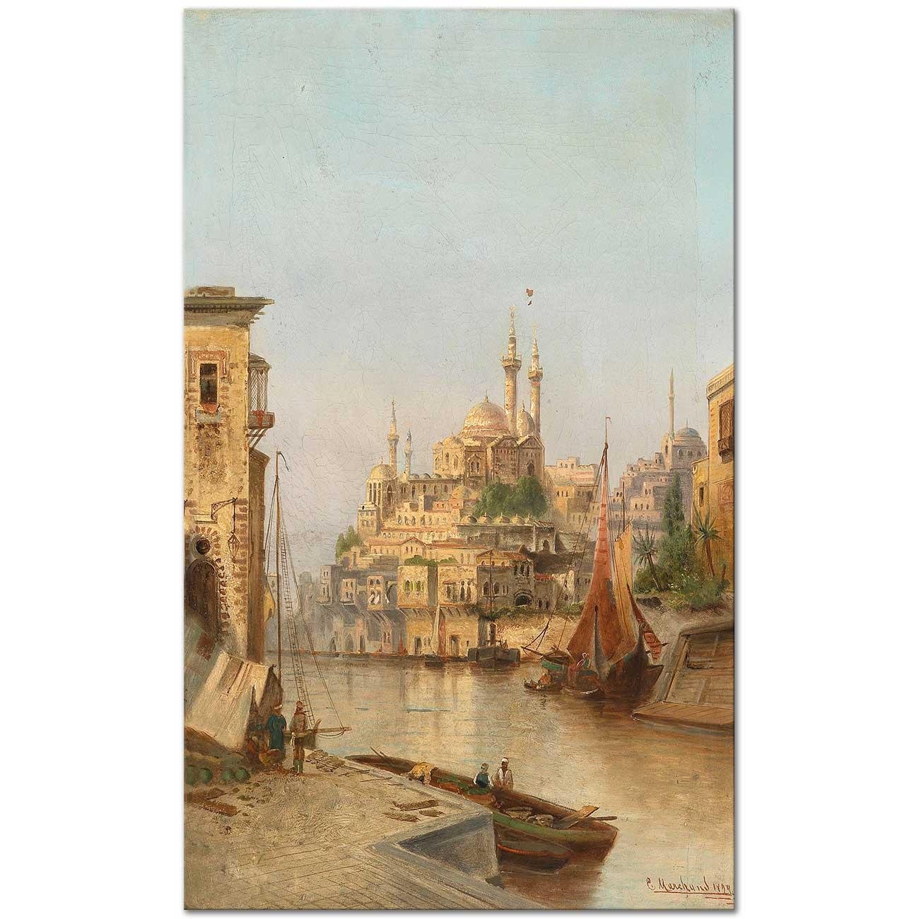 Karl Kaufmann İstanbul'dan Bir Köşe Kanvas Tablo