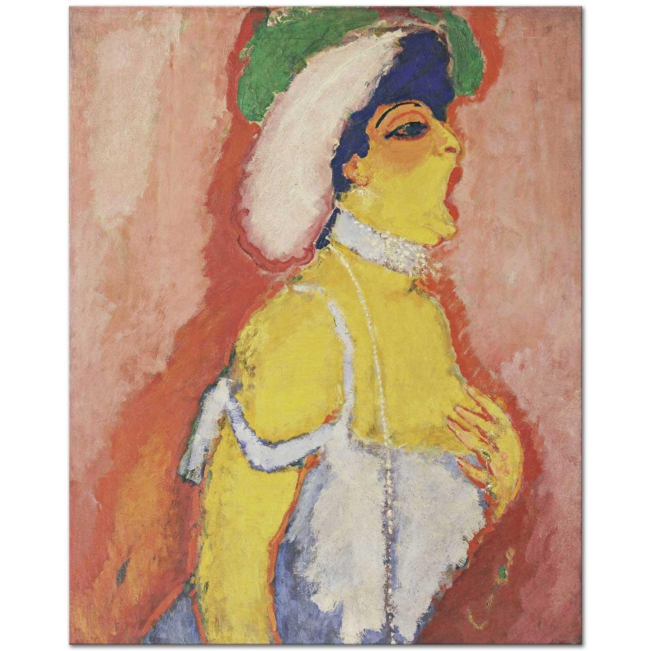 Modjesko, Soprano Singer by Kees van Dongen