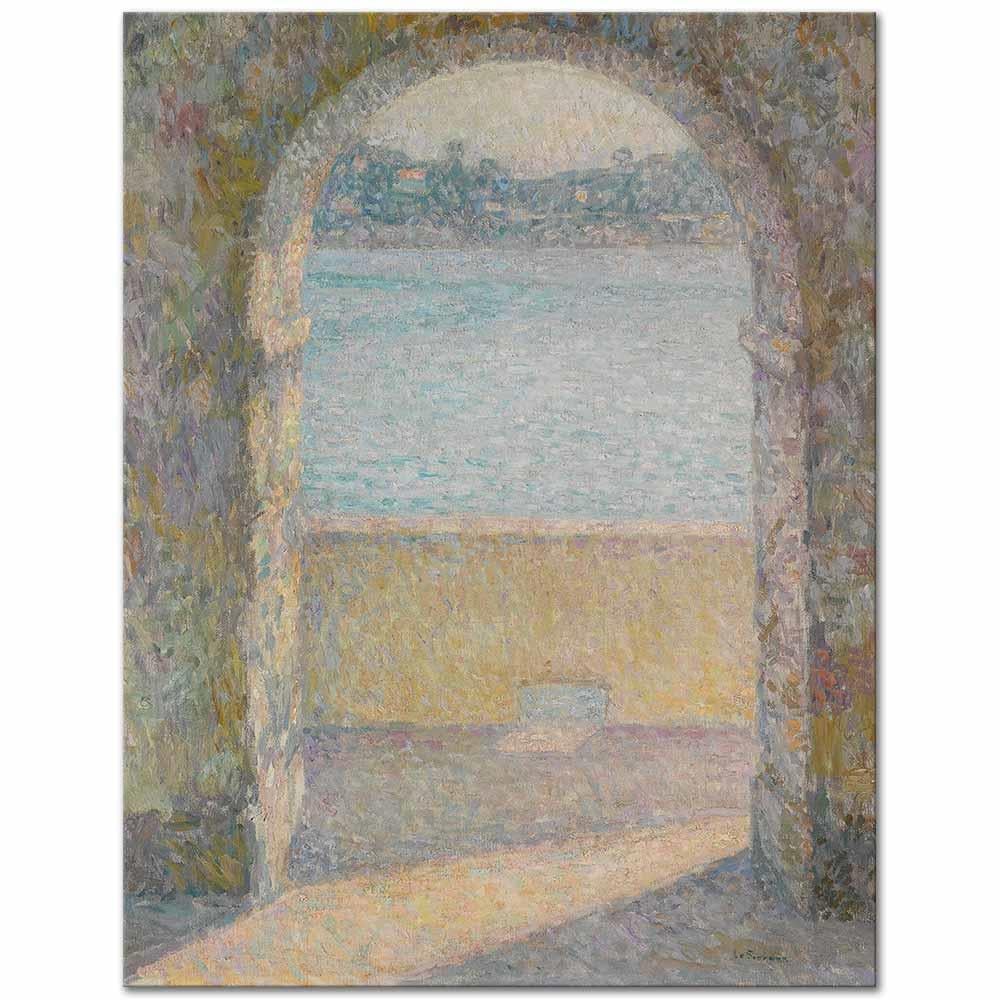 La Porte De La Mer, Villefranche-Sur-Mer by Henri Le Sidaner
