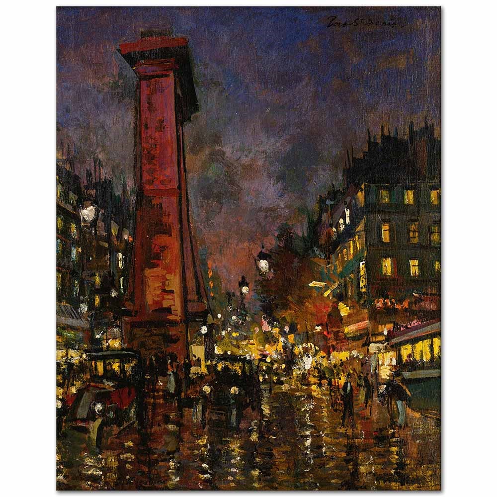 La Porte Saint Denis Paris by Konstantin Korovin